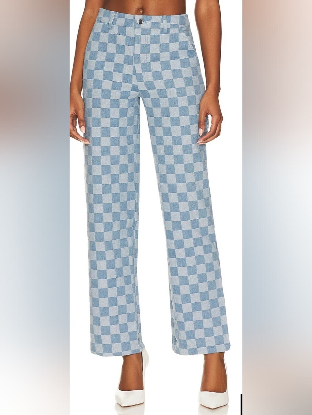 superdown NWT Jules Checkered Jean Size Small.